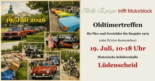 Belle Époque trifft Motorblock