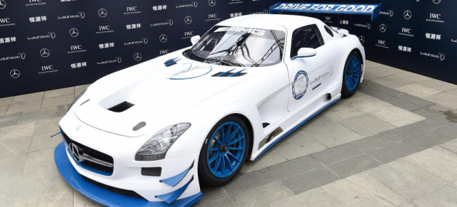 Unikat:  SLS AMG GT3 für Laureus : Besonderer Trimm für eine gute Sache