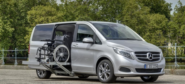 REHACARE 2014: Mobile Freiheit mit Mercedes-Benz Fahrhilfen: Messe-Highlights: neues C-Klasse T-Modell, neue V-Klasse und neuer Citan 7-Sitzer auf der REHACARE