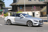 Erlkönig erwischt!: 2016 Mercedes Benz S-Cabrio fast ungetarnt in silber