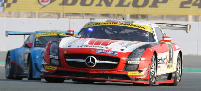 24 h Dubai: Dreifachsieg für SLS AMG GT3: Perfekter Saisonauftakt für Mercedes AMG Kundensport beim 24-Stunden-Rennen von Dubai