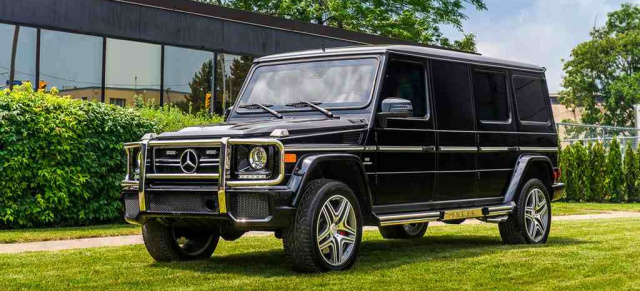 Harte Schale - edler Kern: Mercedes G63 AMG von INKAS: Beschussfeste G-Klasse bietet Sicherheit und Luxus