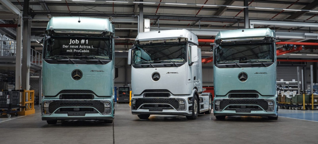 Der neue Mercedes Actros L: Erstes Fahrzeug rollt im Mercedes-Benz Werk Wörth vom Band