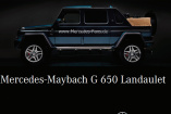 Mercedes-Maybach G650 Landaulet: Verkaufsfreigabe : Mercedes-Maybach G650 ist ab 630.000 € netto zu haben 