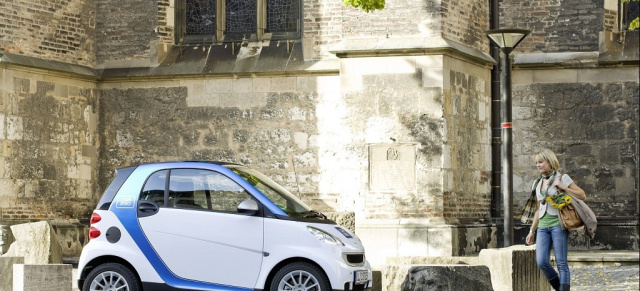 Start von car2go in Düsseldorf: 300 car2go Fahrzeuge ab sofort nutzbar