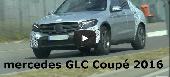 Schnappschuss: : 2016 Mercedes-Benz GLC Coupé C253 Erlkönig