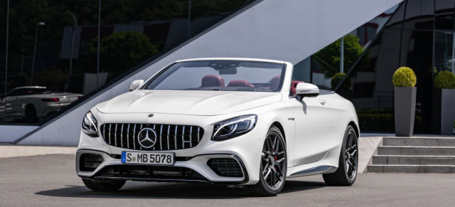 IAA 2017: Mercedes-Benz Premieren: Dynamisches Quartett: Mercedes-AMG S 63 4MATIC+ Coupé und Cabriolet sowie S 65 Coupé und Cabriolet sind entfesselt