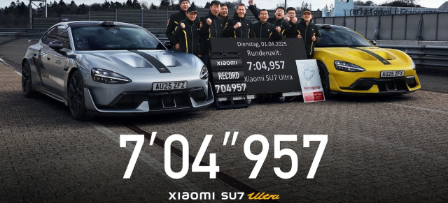 Blick über den Tellerrand: Rekordfahrt auf der Nürburgring-Nordschleife: Xiaomi SU 7 Ultra bricht Rundenrekord
