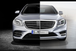 Mercedes-Benz S-Klasse: Gegenüberstellung alt vs. neu: Face to Face: Die optischen Veränderungen der S-Klasse W222 im direkten Vergleich