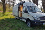 Reisemobil auf Basis Mercedes-Benz Sprinter: Auf und davon: Mit dem Sprinter auf dem Holzweg 