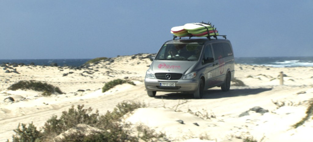 Perfekt die Welle machen - mit Mercedes-Benz Vito: Der Vito als Surf Buddy - Porträt auf  Social-TV-Plattform MYVAN.com, powered by Mercedes-Benz