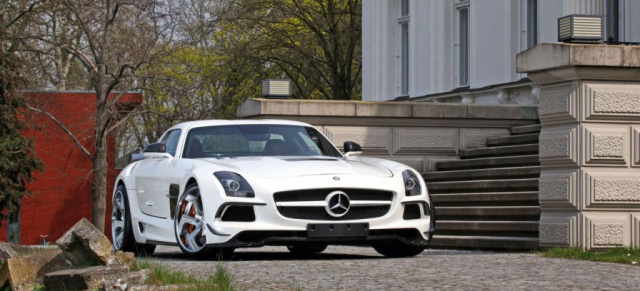 Performance Plus: Styling für Mercedes SLS AMG : Performancepaket für den Mercedes Flügeltürer (C197) von SGA AERODYNAMICS