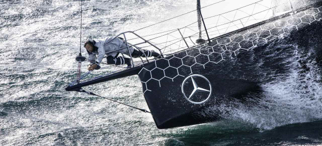 Mercedes macht die Welle: Der Stern hat Seesucht: Mercedes-Benz ist mit drei Rennyachten beim härtesten Einhand-Rennen der Welt - Vendée Globe - dabei 