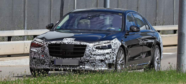 Mercedes-Benz Erlkönig erwischt: Star Spy Shot: aktuelle Aufnahmen von der S-Klasse W223