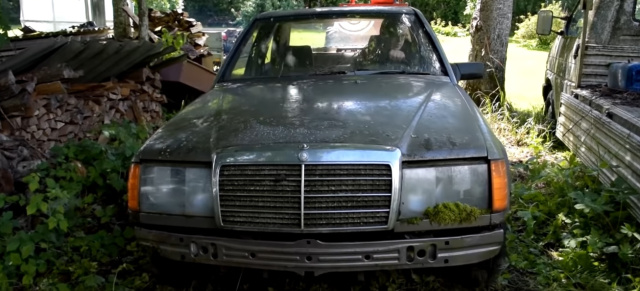 Er läuft und läuft und läuft: Erster Startversuch nach 16 Jahren: 1988 Mercedes-Benz 200D (W124)