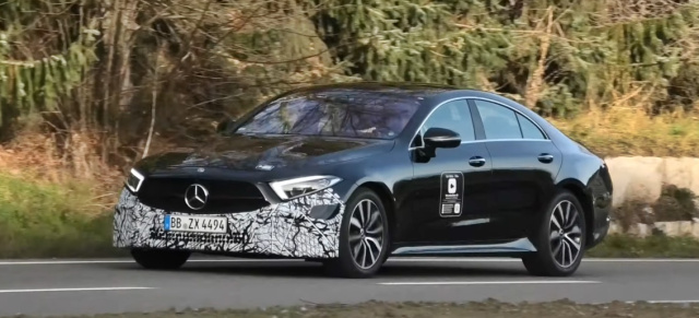 Mercedes Erlkönig erwischt: Star Spy Shot: aktuelle Bilder vom Mercedes CLS C257 Facelift