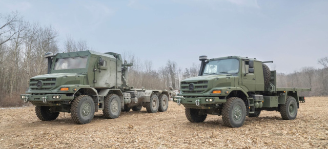 Großauftrag für Daimler Truck: Mercedes-Benz Special Trucks liefert über 1.500 militärische Lkw vom Typ Zetros an Kanada