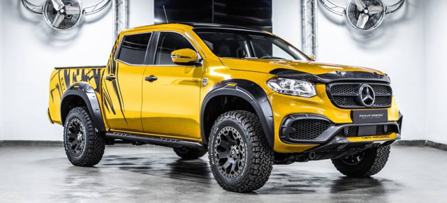 Mercedes-Benz X-Klasse Tuning: Gelb und leider geil : Jetzt in Farbe: Mercedes-Benz X-Klasse EXY Off-Road von Carlex