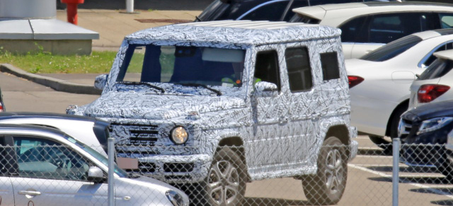 Erlkönig Premiere: Mercedes-Benz G-Klasse 2017: Spy Shot Debüt: Erste Bilder von der neuen Mercedes-Benz G-Klasse