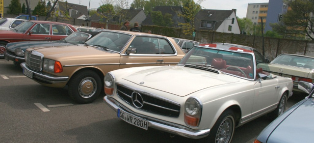 So war's: Saisonauftakt für Alt-MB-Fahrer, Düsseldorf: 9. Treffen des Verein für Freunde des W 123 e.V. am 29. April 2012