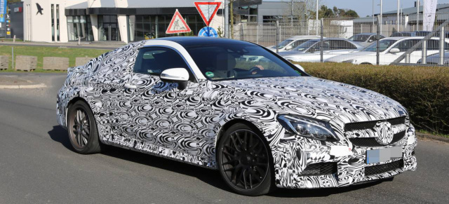 Erlkönig-Premiere: Mercedes-AMG C63 Coupé: Erste Bilder von dem kommenden C-Klasse-Zweitürer mit AMG-DNA  