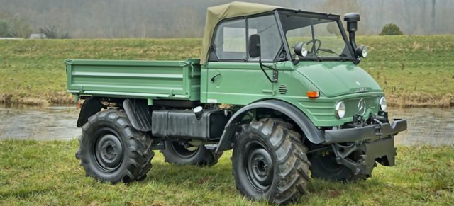 Arbeitstier: Mercedes Unimog 406a: 1974er Kipper meldet sich nach Restauration zurück zum Dienst