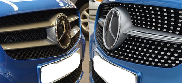 Diamantgrill für die A-Klasse zum Nachrüsten!: Kunzmann sorgt für elegante Optik am neuen Baby-Benz
