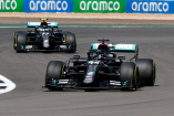 Formel 1: Reifen Roulette in Silverstone: Lewis Hamilton schleppt sich mit Reifenplatzer zum Sieg