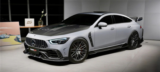 Mercedes-AMG GT 4-Door-Coupé Tuning: Performance-Karosserie-Kit für X290 von DarwinPRO
