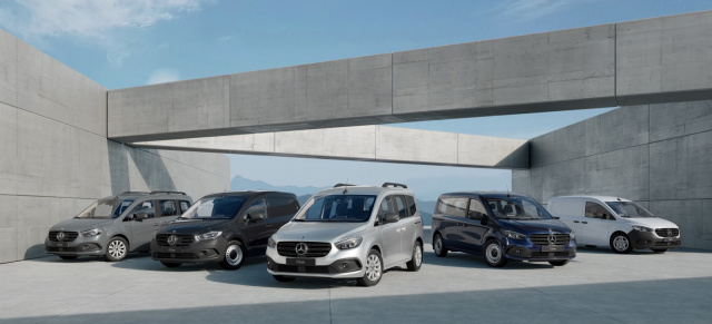 Mercedes-Benz wertet Small Vans auf: Im EQT und eCitan ist jetzt mehr drin