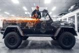 Mercedes-Benz G500 4x4²: G-flext nochmal!  Extremsportler Jon Olsson macht den G500 4x4² zum Cabrio 