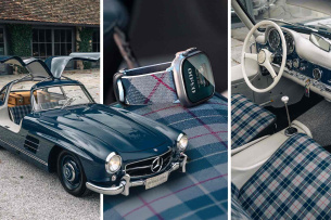 Elegantes Weihnachtsgeschenk: Der Mythos 300 SL für das Handgelenk: Schicke Uhrbänder im 300 SL-Stil: Bandwerks Hommage an den Gullwing