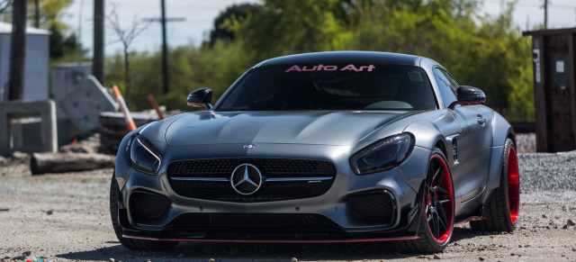 Mercedes AMG GT S: Breitbau-Tuning: Heiß und fettig: „Auto Art" geht mit dem AMG GT S in die Vollen