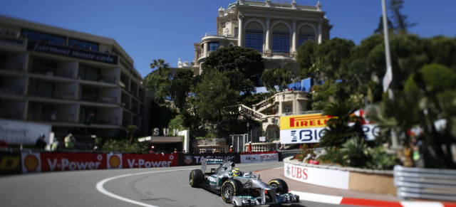 Formel 1 in Monaco: Rosberg und Hamilton nach der Qualifikation vorn!: Beim Großen Preis von Monaco  starten beide Silberpfeile aus der ersten Reihe