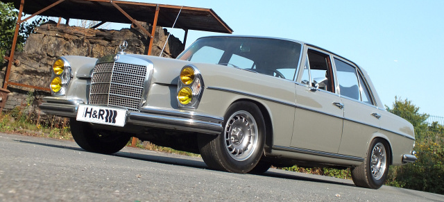 Rüstiger Renner (Mercedes W108): 1967er Mercedes 250 SE mit AMG-Power und H&R-Sportfahrwerk