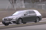 Mercedes-Benz Erlkönig erwischt: E-Klasse T-Modell (Video): Spy shot:Aktuelle Filmaufnahmen vom E-Klasse-Kombi S213