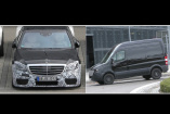 Erlkönige erwischt: Spy Shot Videos: Mercedes-Benz Sprinter und S63 AMG