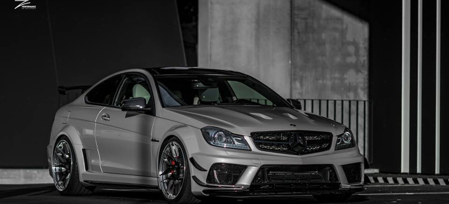 Mercedes-Benz C63 AMG Black Series: Rassiger rollen: Sportive 20-Zöller für den C63 Black Series C204