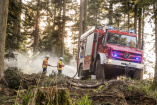 Unimog at work: Fire-Fighter: Waldbrand-Bekämpfung mit dem Unimog U 5023