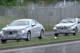 Erlkönig erwischt: Mercedes E-Klasse Coupe: Spy Shot video:  E-Klasse Coupé C238-Testwagen fahren Kolonne