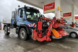 Unimog  & Umwelt: In intensiver Erprobung: Unimog mit Wasserstoff-Verbennungsmotor