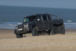 Mercedes-Benz G63 AMG 6 x 6 : Six on the Beach: Spaß am Strand mit dem dreiachsige G63 (Video)