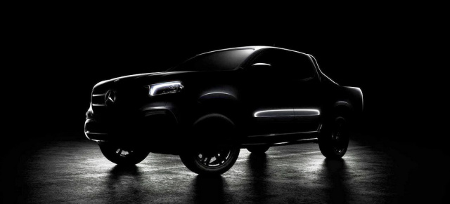 Countdown Mercedes-Benz X-Klasse Premiere: Letztes Teaserbild vor dem Debüt des Mercedes Pickup 