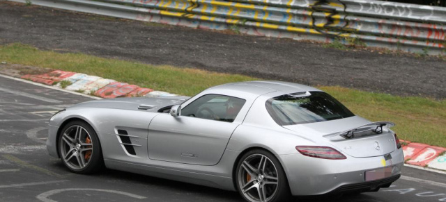 Ungetarnt: Mercedes SLS AMG  E-CELL Serienmodell: Aktuelle Bilder vom bald kaufbaren AMG Stromer