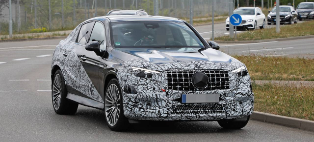 Mercedes-AMG Erlkönig erwischt: Star Spy Shot: Erste Aufnahmen vom Mercedes-AMG GLC 63 Coupé C254