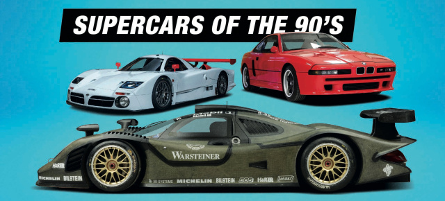 Louwman Museum in Den Haag, NL: Sonderausstellung mit Stern-Beteiligung: Supercars of the 90's