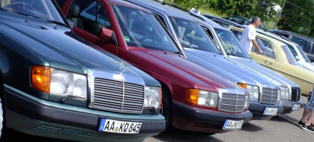 Grillen und chillen:  5. BenzParts Treffen 16.06. : Entspanntes Mercedes-Meeting bei Bratwurst und Sonnenschein am 16. Juni in Essingen