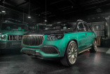 Mercedes-Maybach GLS: Verfeinerung: GLS GOLD & MINT: Carlex macht den Maybach GLS grün und goldig