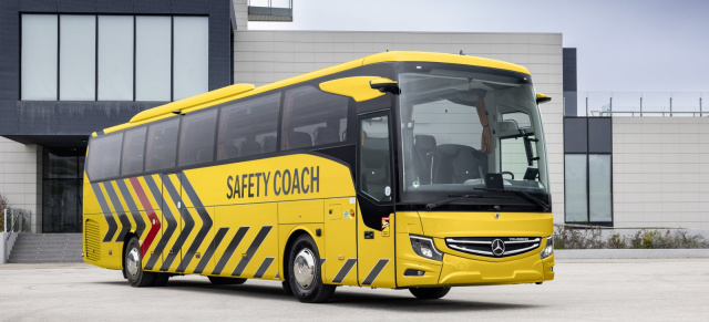 Neuer Mercedes-Benz Tourismo Safety Coach: Sicherheits- und Assistenzsysteme von Daimler Buses setzen erneut den Standard für Omnibusse