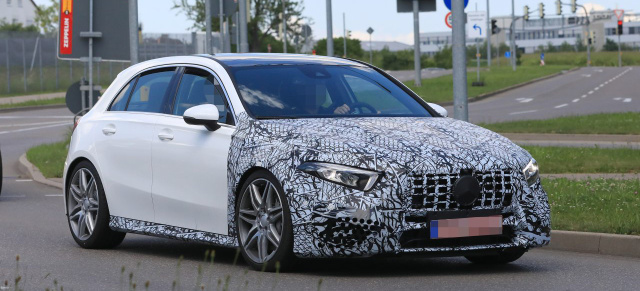 Mercedes-AMG Erlkönig erwischt: Star Spy Shot: Fotoserie vom Mercedes-AMG A50 Prototyp